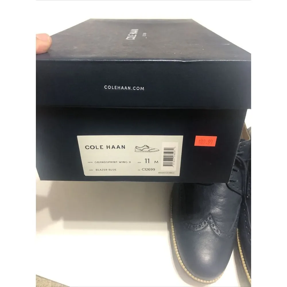 Cole Haan 'Blazer Blue' Men's Oxford‎ Shoes Size 11 Excellent Condition